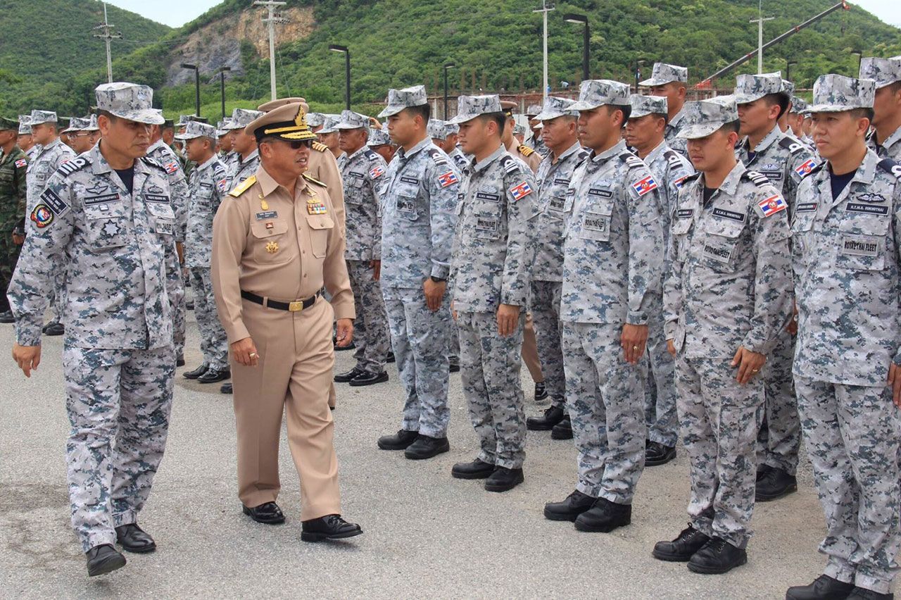 ผบ.กองเรือฟริเกตที่ 1 ส่งกำลังพลเข้าร่วมการฝึก