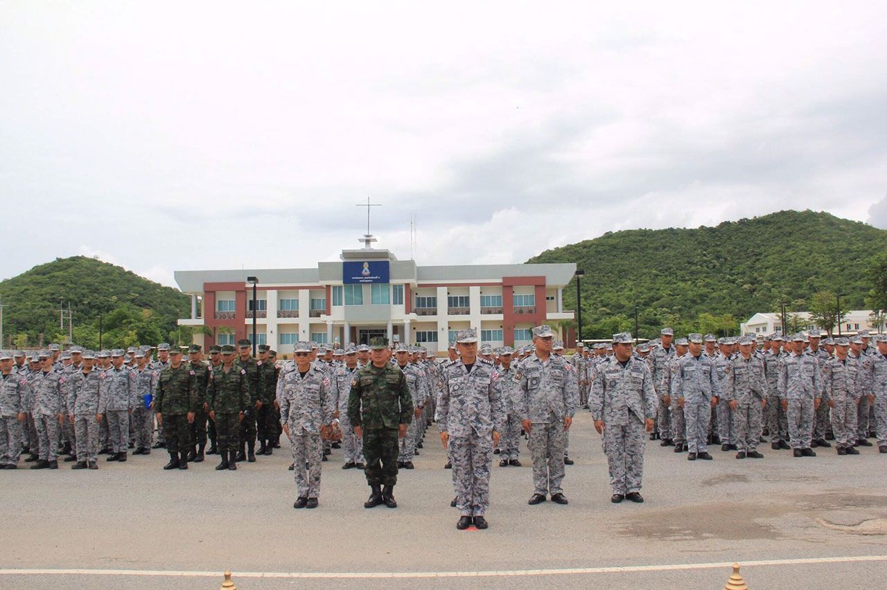 พร้อมเดินทางเข้าร่วมการฝึก