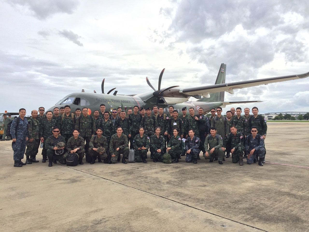 กำลังพลที่เข้าร่วมการฝึก