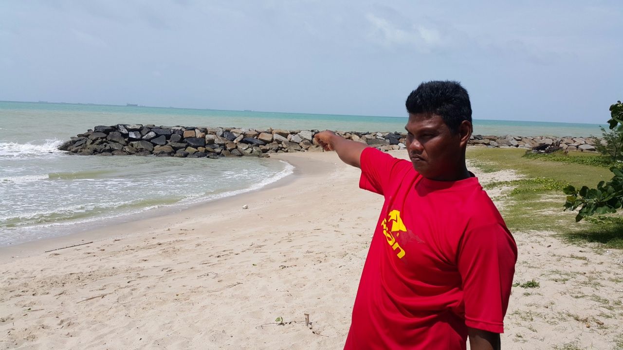 บริเวณที่ผู้ตายลื่นตกน้ำ