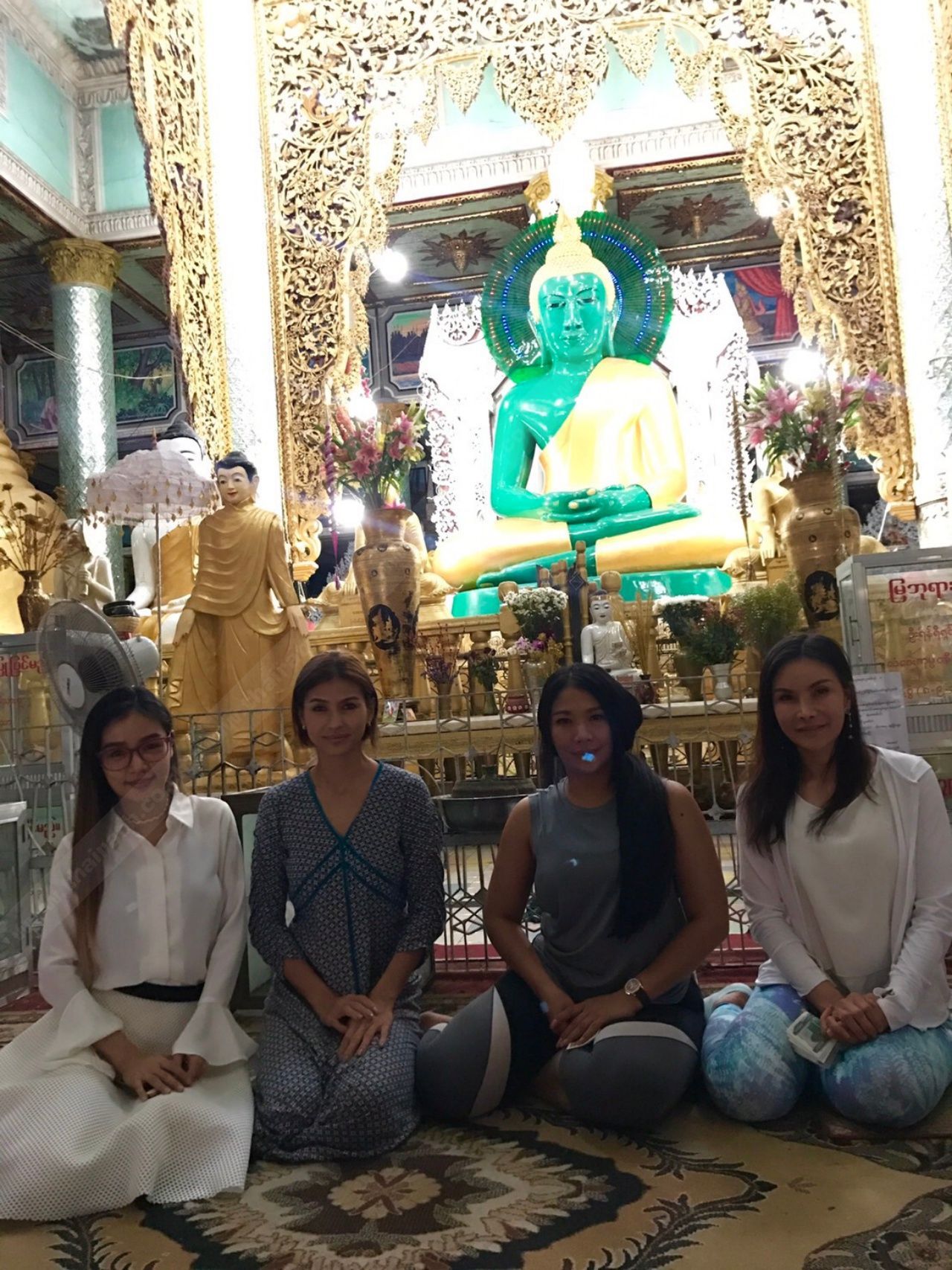  โบว์อิ่มบุญไปแล้วที่ย่างกุ้ง พม่า 