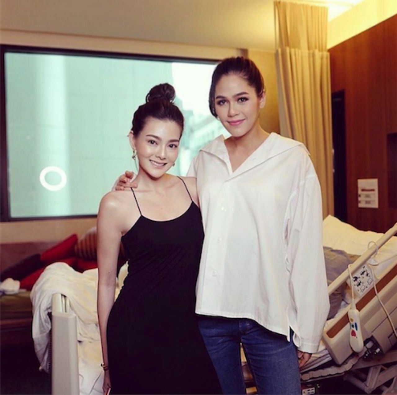 คุณแม่หลังคลอดดดด ภาพจากไอจี @duearisara