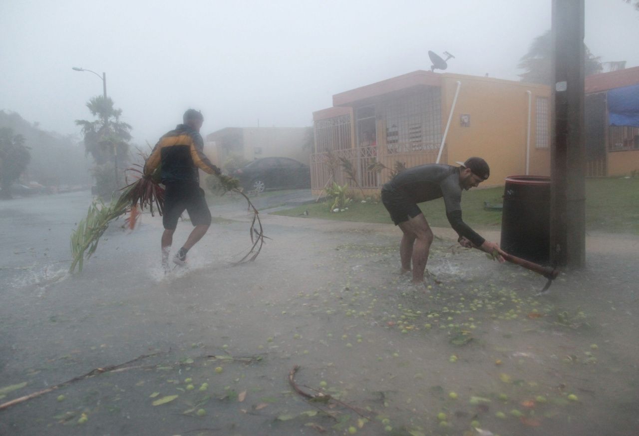 อิทธิพลของพายุเออร์มา ทำให้เกิดฝนตกหนักลมแรงใน เปอร์โตริโก