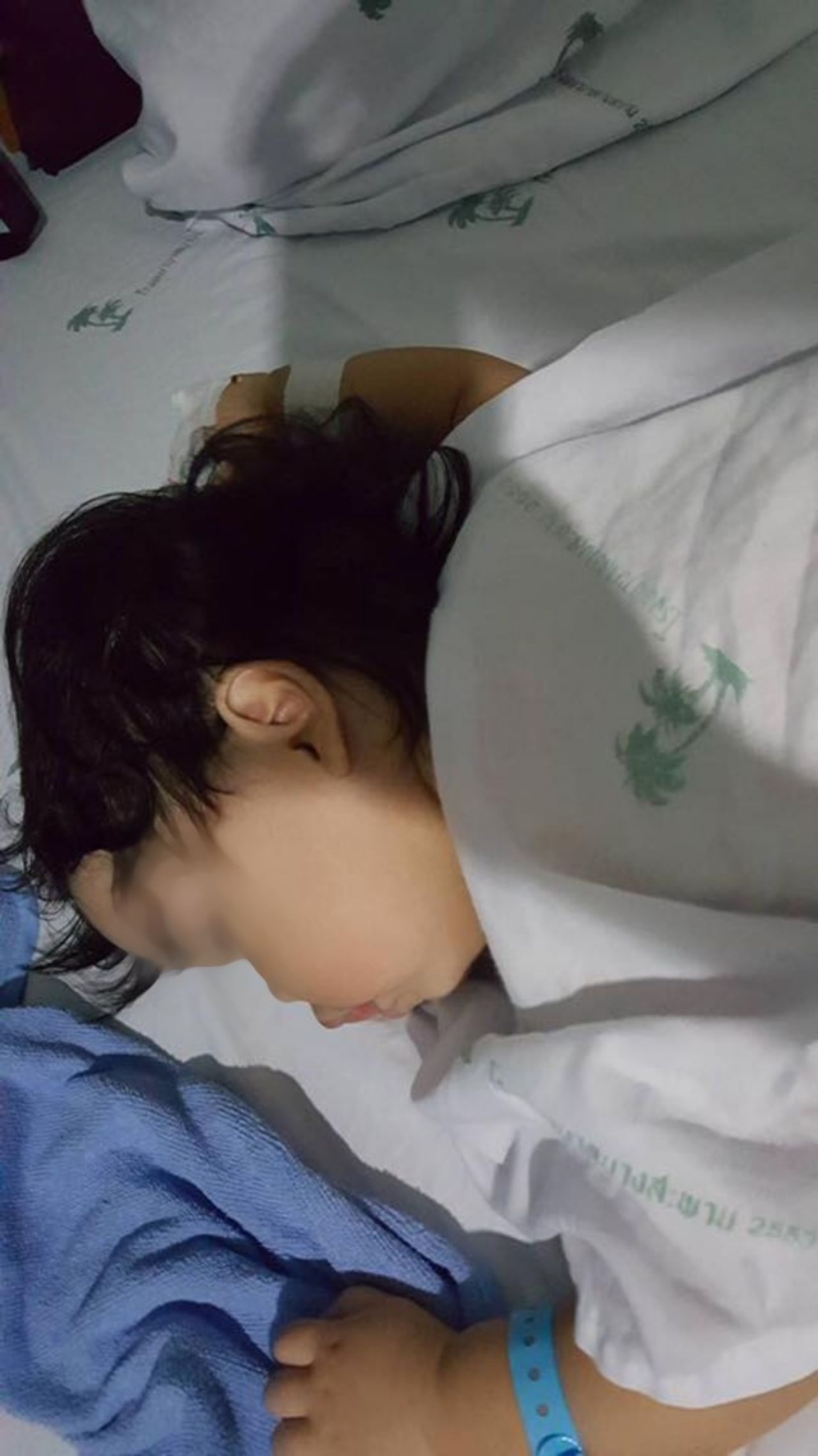 หลังเกิดเหตุรีบนำลูกไปรักษา รพ.