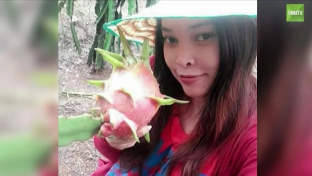 ธุรกิจขายผลไม้ที่เธออ้างชวนเหยื่อร่วมลงทุน