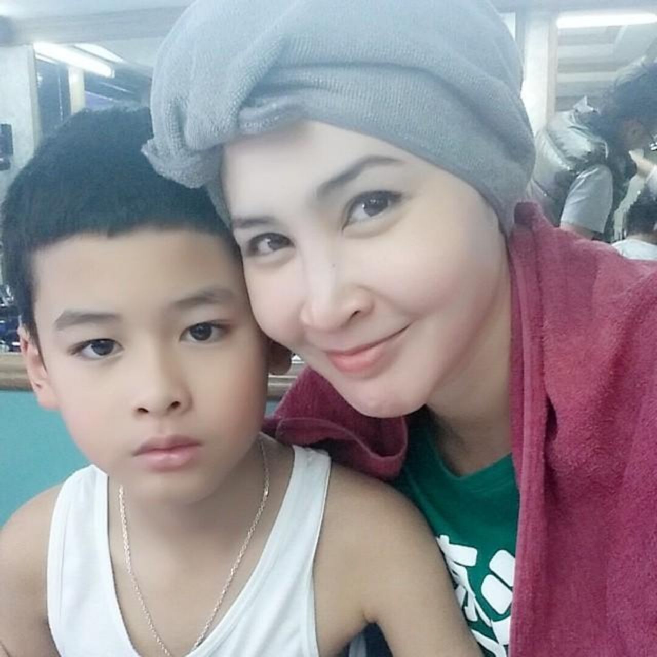 ษา วรรณษา และน้องเซเดย์ ลูกชาย