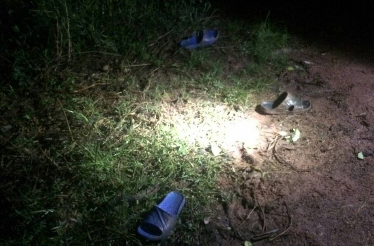 รองเท้าในที่เกิดเหตุ