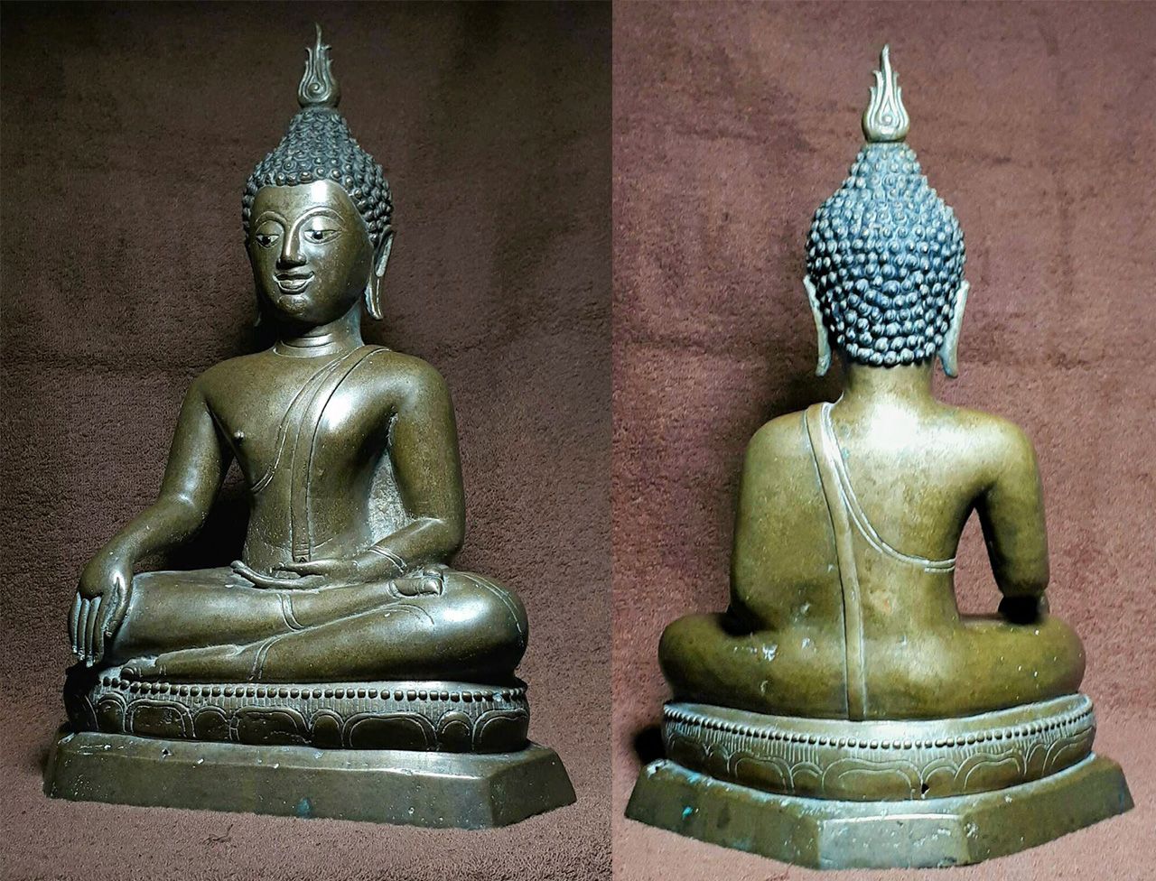 พระพุทธรูปบูชา ศิลปะสมัยเชียงแสน สิงห์ ๓ ของ พิภู ชัยชนะกุล