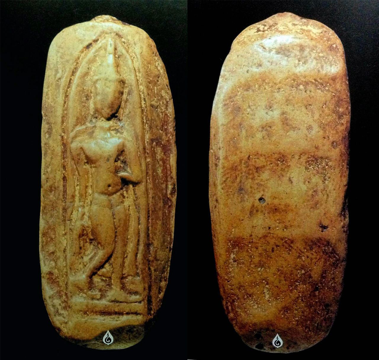 พระกำแพงลีลา เม็ดขนุน กรุลานทุ่งเศรษฐี ของ สมปอง หงษ์ศรีเมือง