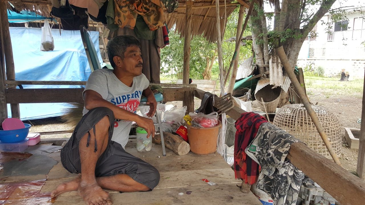 นายสมนึก สายสร้อย ผู้เช่าที่ดินแปลงที่ขุดพบโครงกระดูก