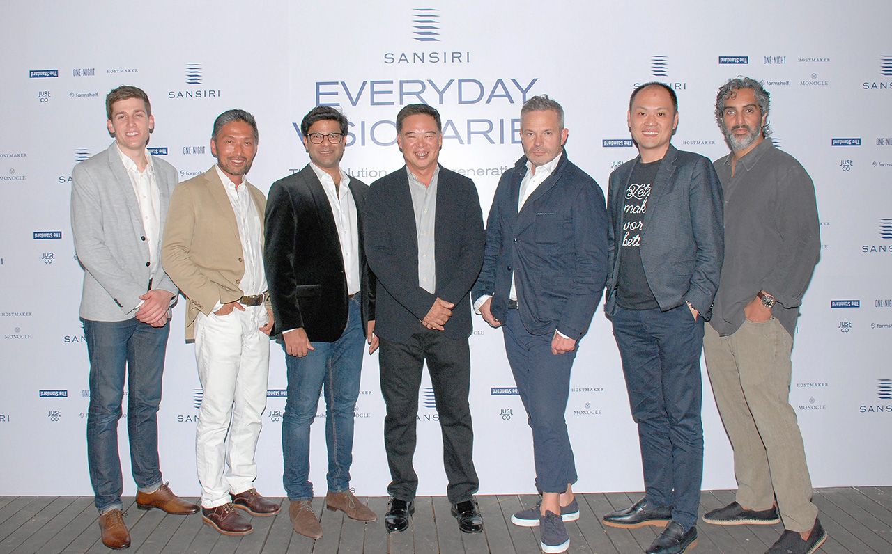 ลุย อภิชาต จูตระกูล จัดงาน SANSIRI EVERYDAY VISIONARIES : The evolution of next-generation living ฉลองการร่วมมือกับ 6 พันธมิตรระดับโลกด้านเทคโนโลยี โดยมี อามาร์ ลาลวานี่, ไทเลอร์ บูรเล่, จิมมี่ ซาร์ และ แอนดรูว์ เชียเรอร์ มาร่วมงานด้วย ที่เดอะ แจม แฟคทอรี่ วันก่อน.