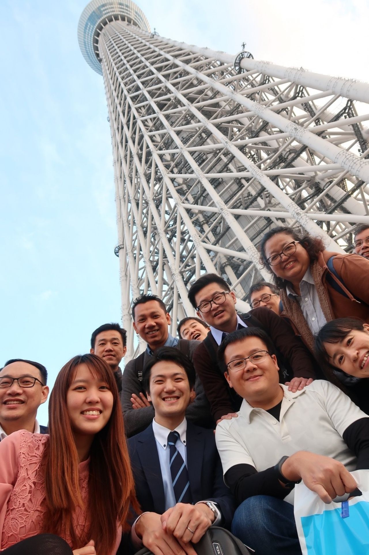 สื่อมวลชนจากไทยร่วมถ่ายภาพใน Tokyo skytree