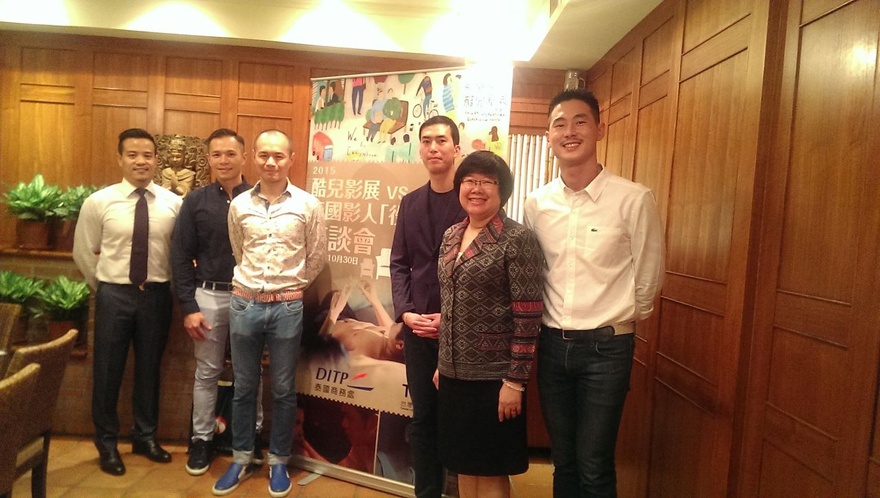 เรย์มอนด์ ในฐานะโปรดิวเซอร์หนัง พี่ชาย My Hero ไปร่วมงานที่เทศกาลหนังใต้หวัน 