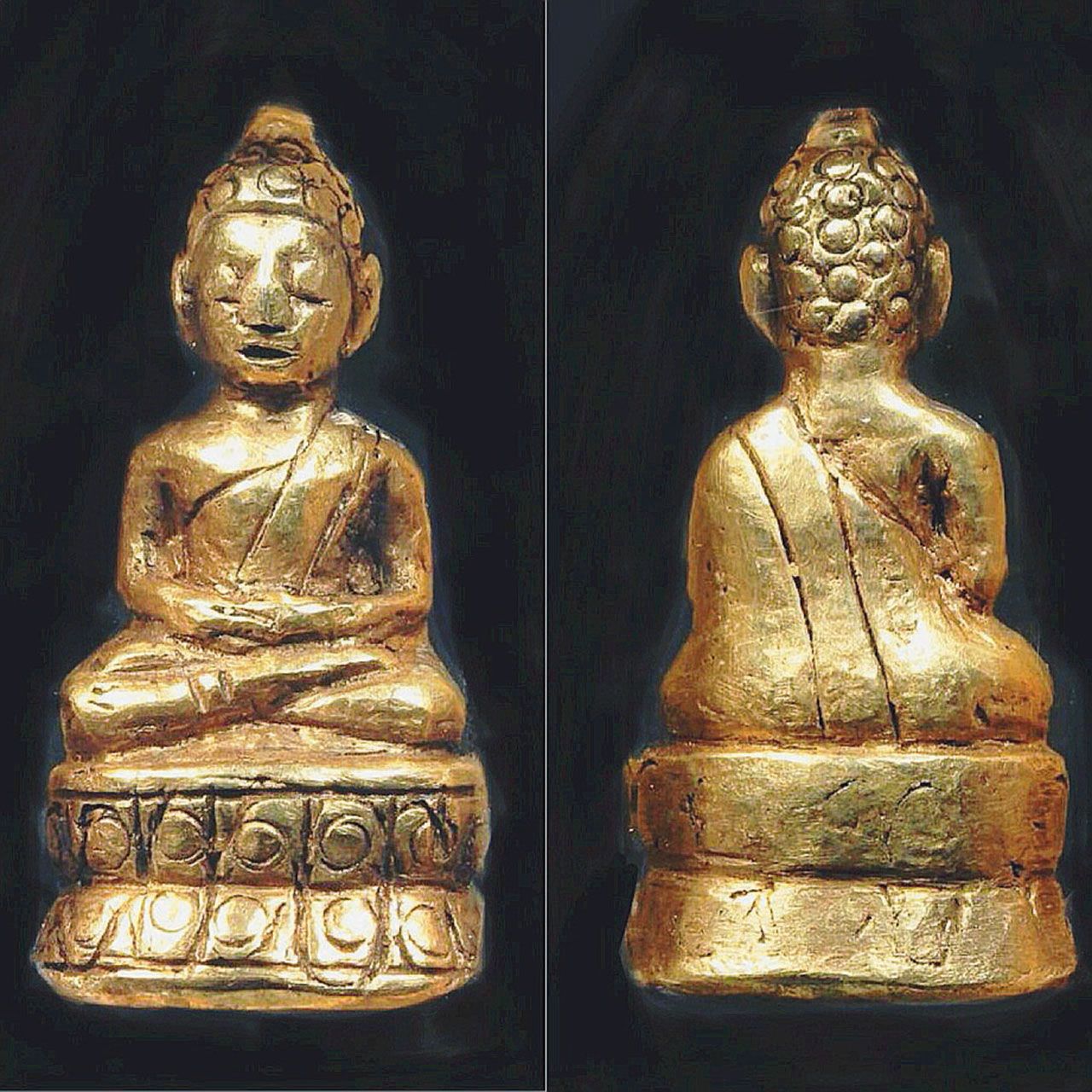 พระชัยวัฒน์ รัชกาล เนื้อทองคำ.