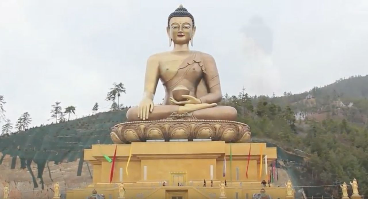องค์พระใหญ่ Kruensel  Phodrang  ที่เมืองทิมพู 