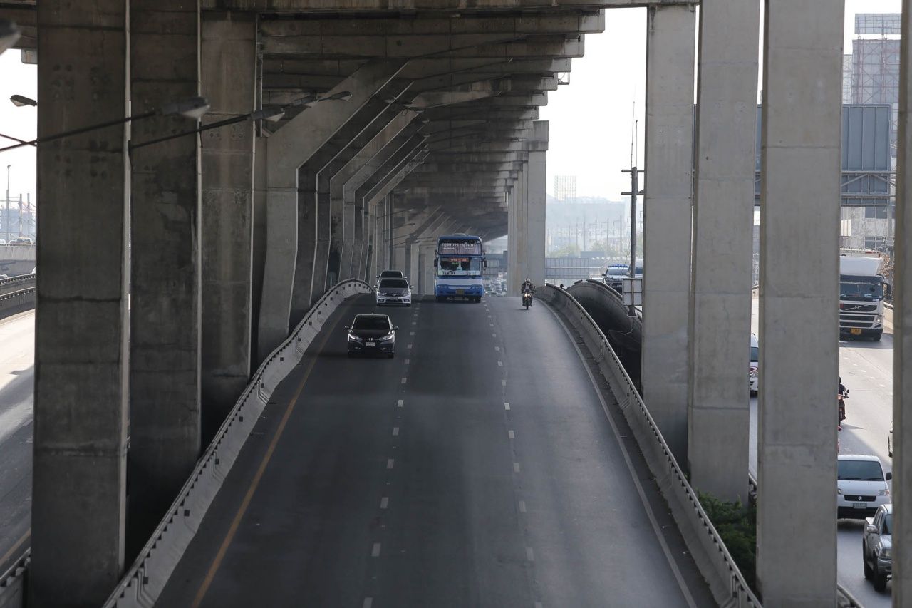 หลุดช่วงดอนเมือง มาทางรังสิต ตอนนี้ยังโล่ง