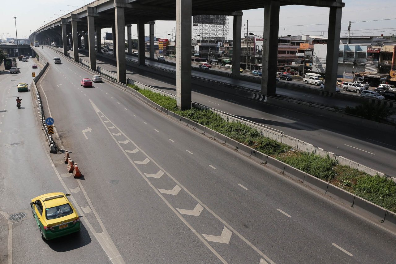 ช่วงรังสิต ขาเข้า โล่งสุดๆ