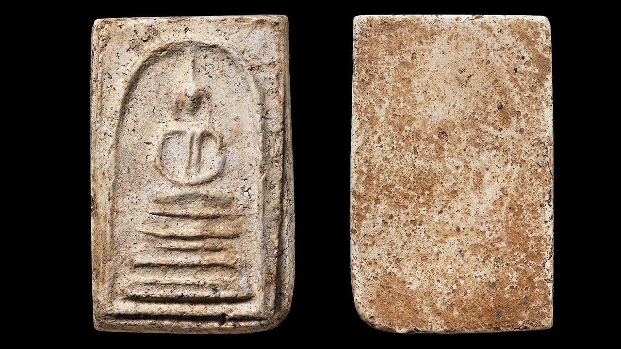 พระสมเด็จบางขุนพรหม พิมพ์ฐานคู่ กรุวัดใหม่อมตรส ของ ส.ส.อุดมเดช รัตนเสถียร.