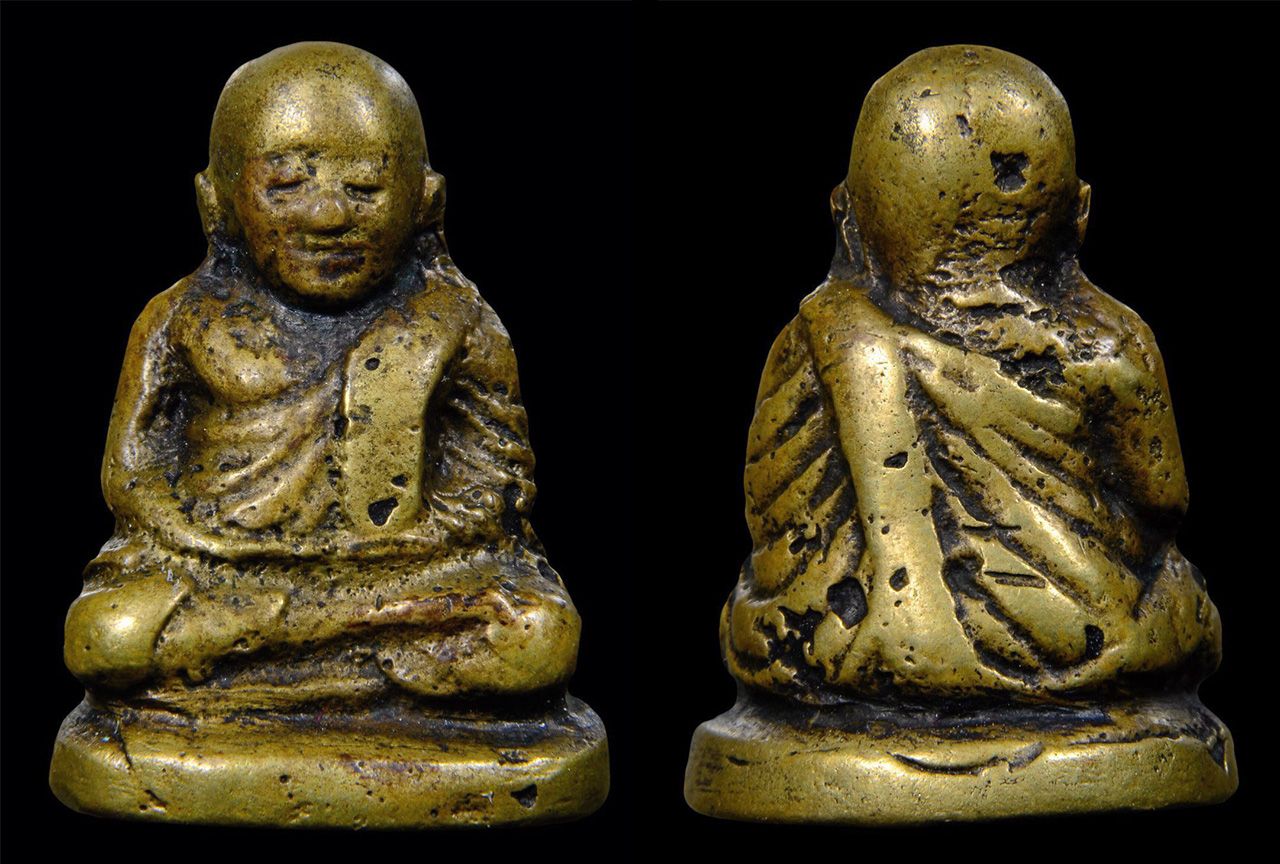 พระรูปเหมือน หล่อโบราณ พิมพ์นิยม หลวงพ่อเงิน วัดบางคลาน จ.พิจิตร ของ บี พัทยา.