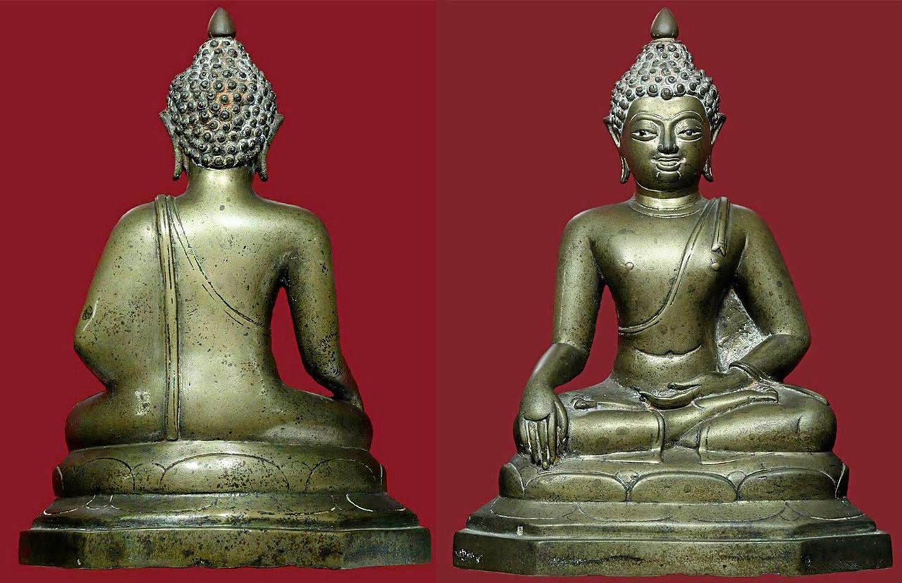 พระพุทธรูปบูชา พุทธศิลป์ เชียงแสน สิงห์ 1 ของปรีดา คูวิบูลย์ศิลป์.