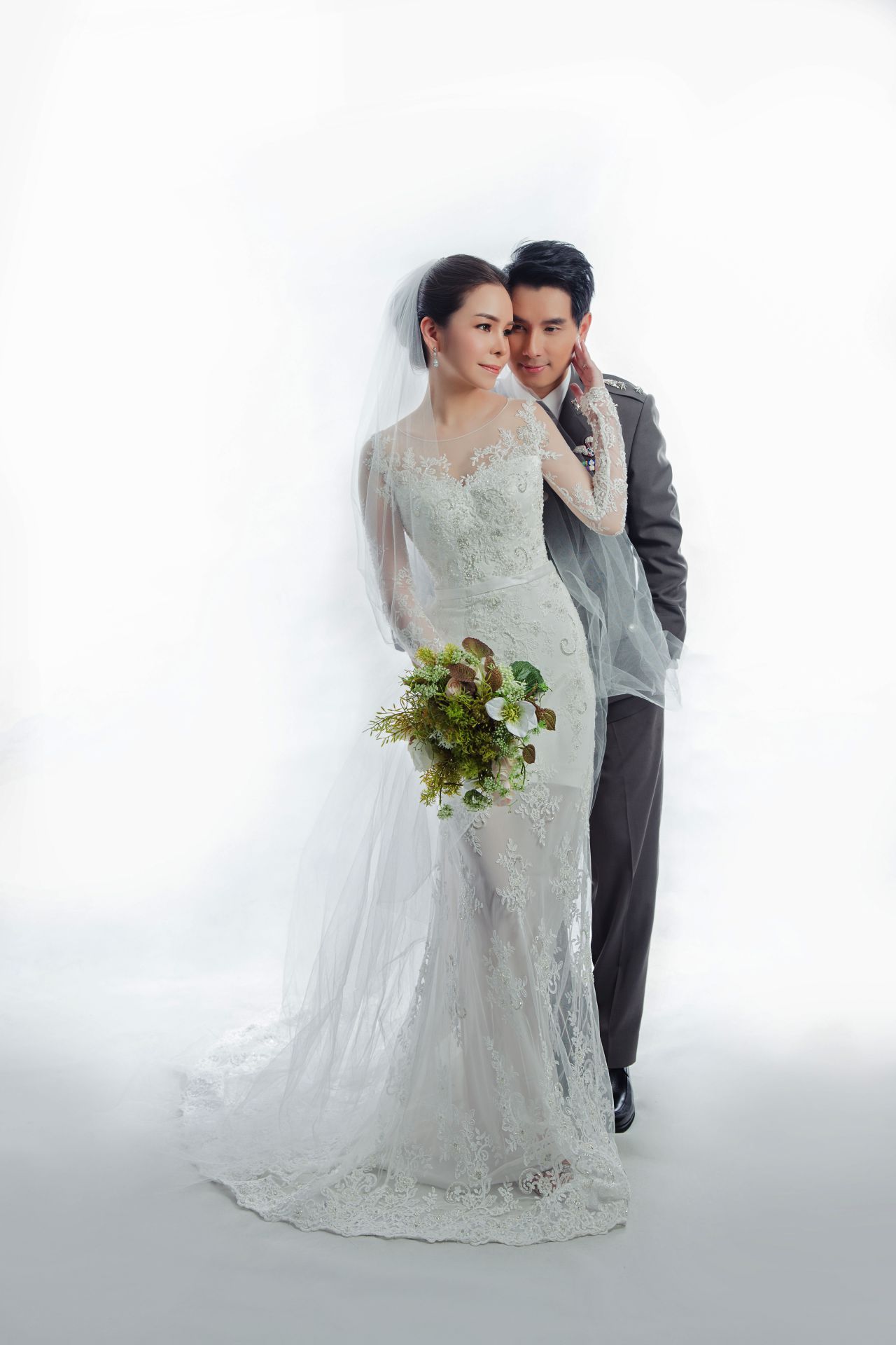 เจ้าบ่าวเจ้าสาวสมกันจริงๆ