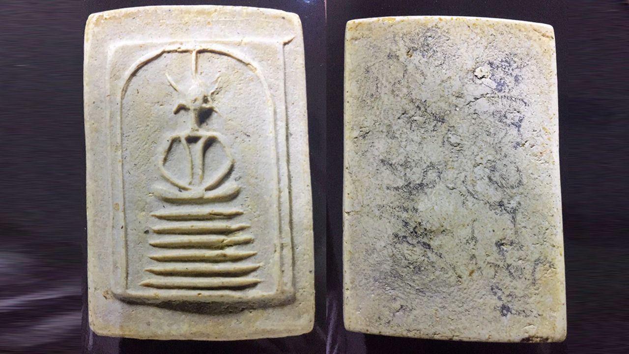 พระสมเด็จเกศไชโย พิมพ์นิยม ๖ ชั้น อกตลอด ของ ผู้พิพากษา อดิศักดิ์ กิจสดใส.