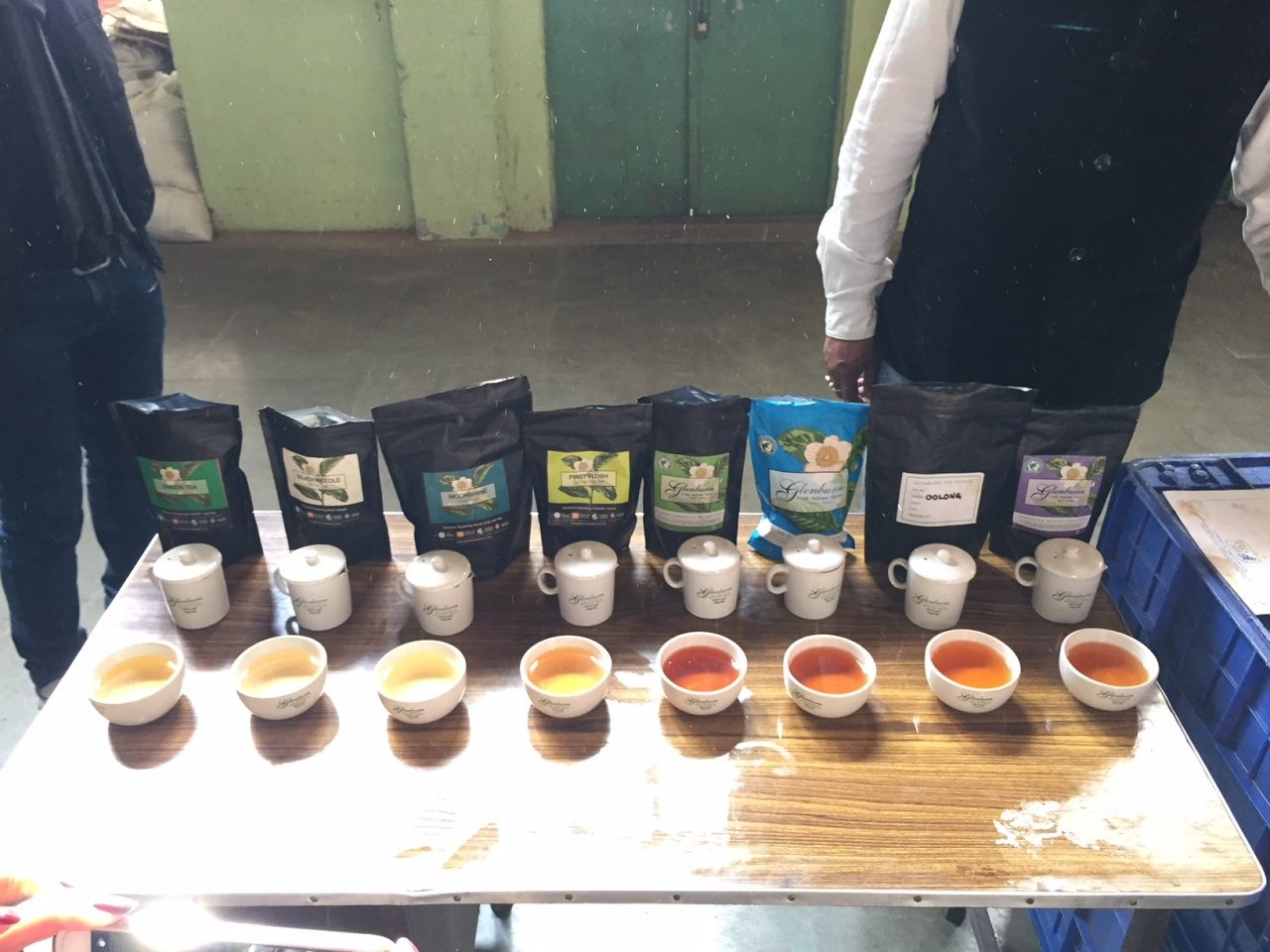 ชาชนิดต่างๆ ซึ่งได้มาจากกรรมวิธีผลิตที่แตกต่างกัน