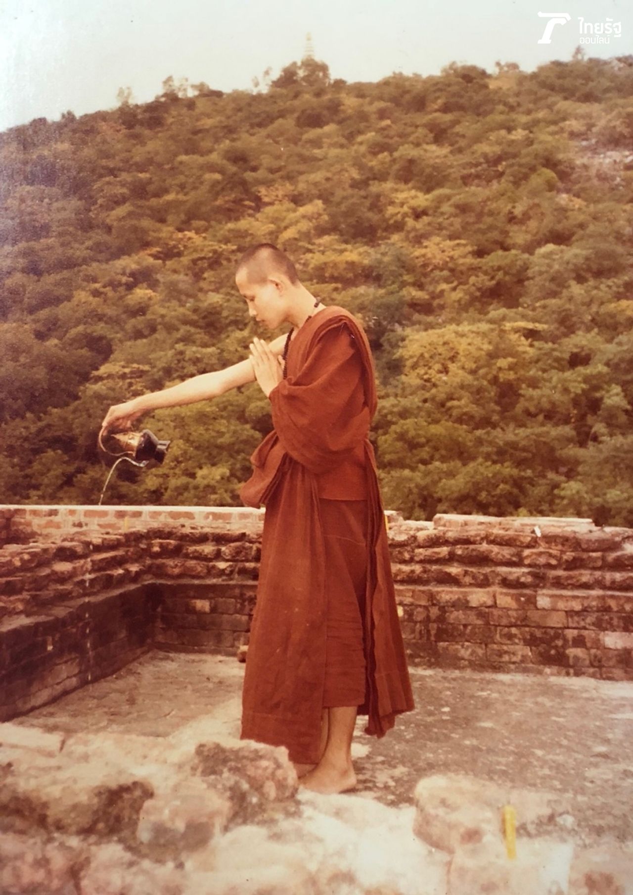 ภาพถ่ายครูบาบุญชุ่มเมื่อครั้งที่ยังเป็นสามเณร