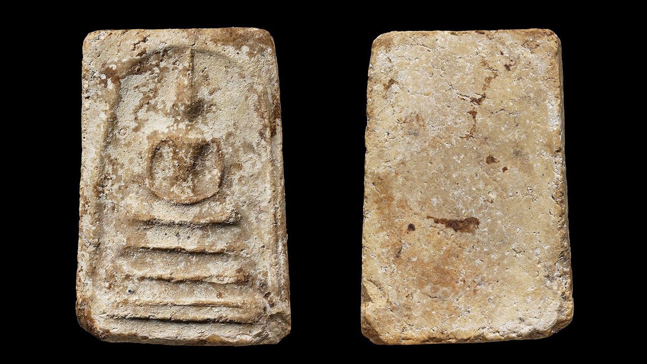 พระสมเด็จบางขุนพรหม พิมพ์เส้นด้าย กรุวัดใหม่อมตรส ของ ช้าง ท่าดินแดง.