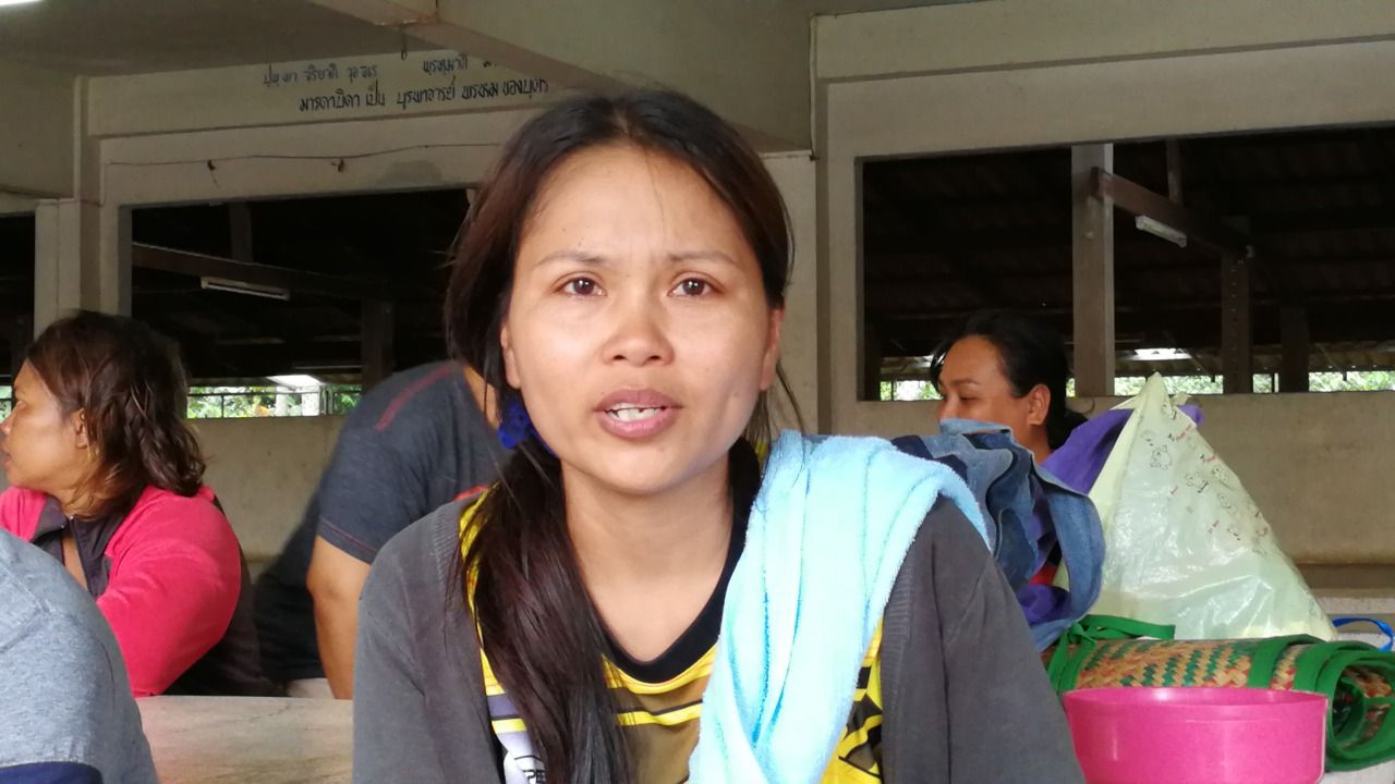 น.ส.ศรีปัญญา ช่วยสม มารดาของน้องโก้