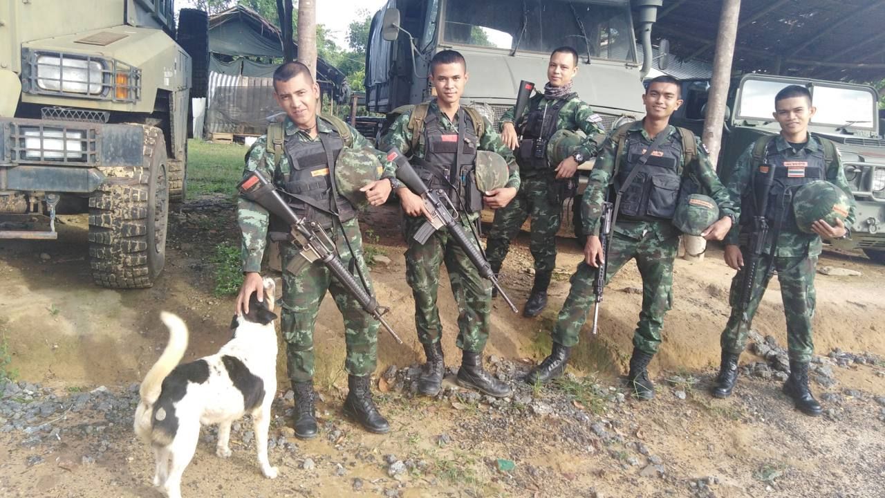 ทีมทหารที่เจองูก้นขบ