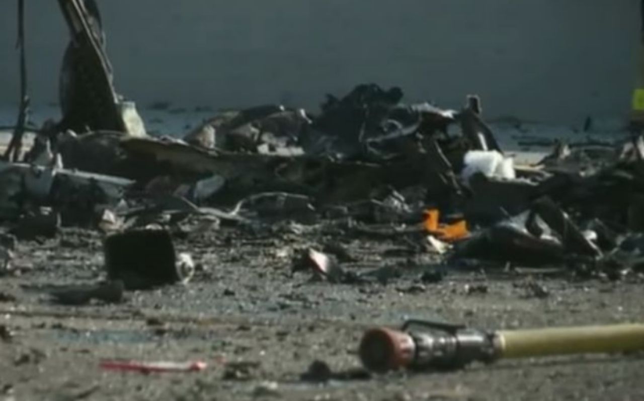 รถซูเปอร์คาร์ เหลือแต่ซาก