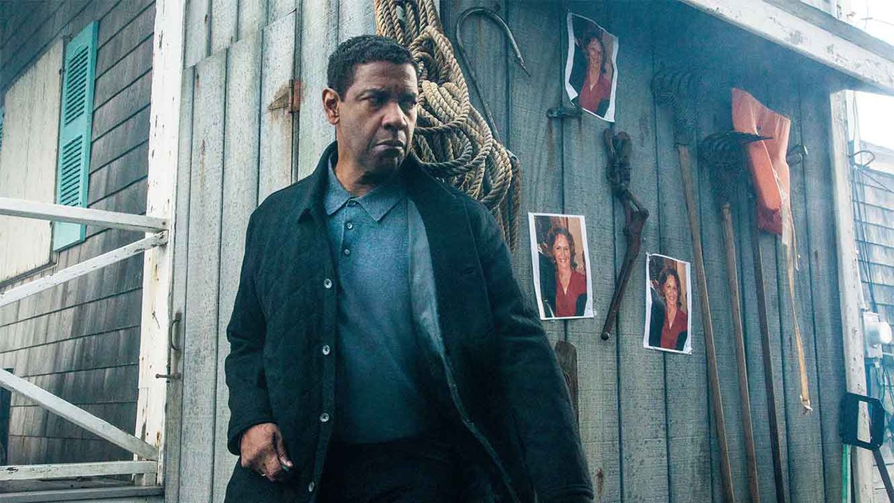 ภาพด้านหลังเป็นเพื่อนสนิทของโรเบิร์ต (เดนเซล วอชิงตัน)  