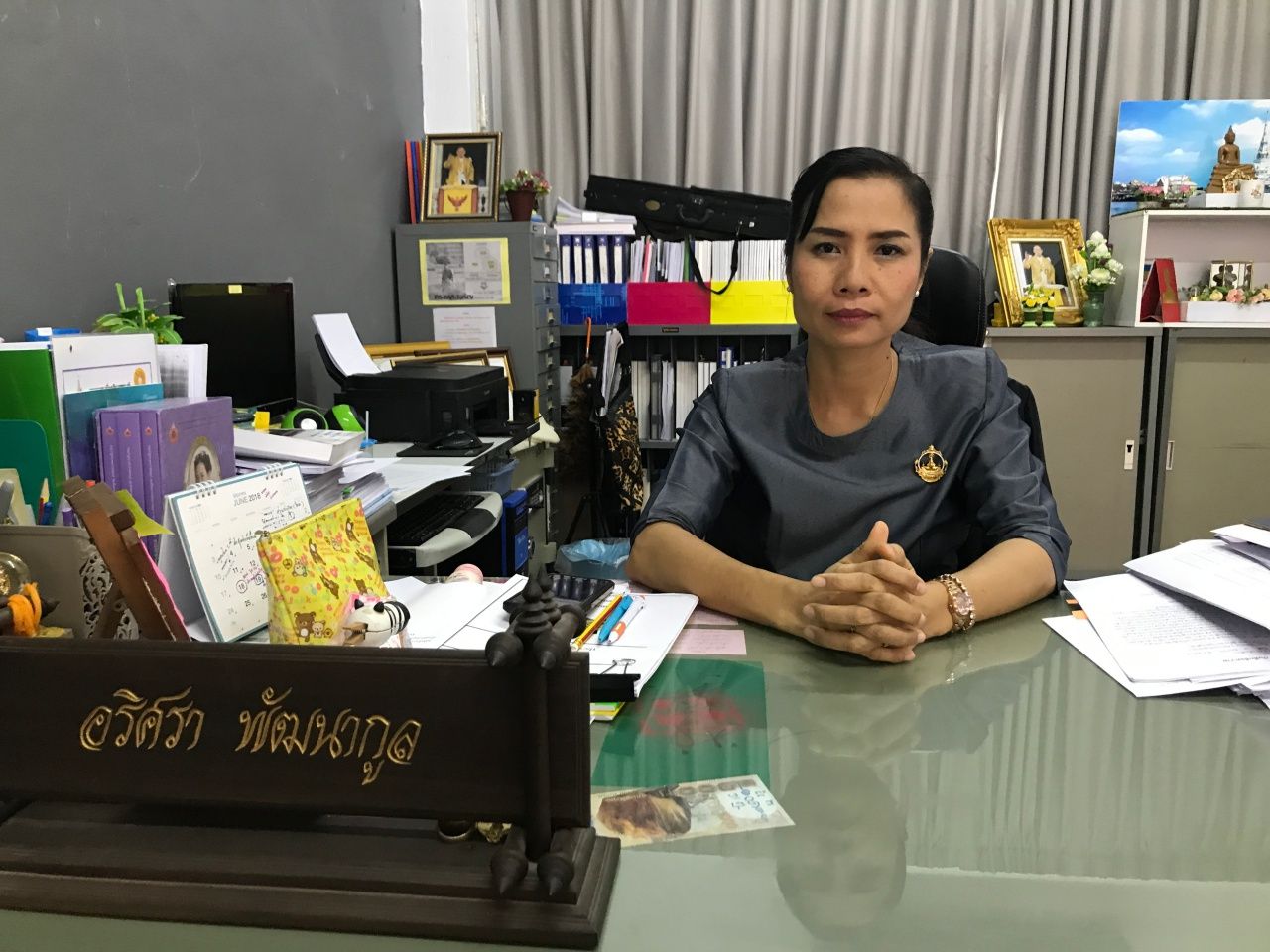 นางอริศรา พัฒนากูล รองผู้อำนวยการ รักษาราชการแทนผู้อำนวยการโรงเรียนเทศบาล 1