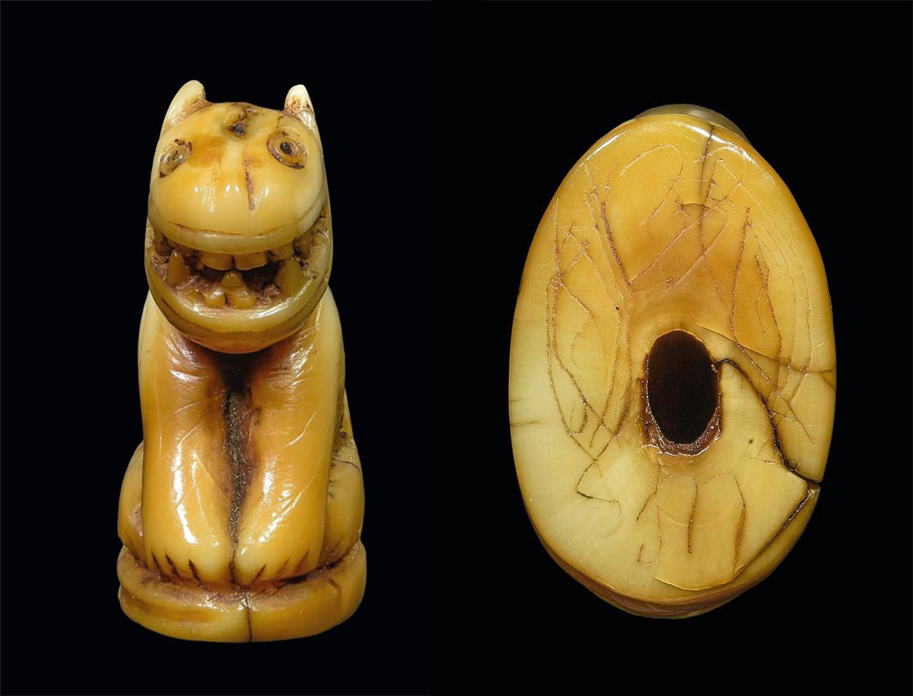 เขี้ยวเสือแกะ หลวงพ่อปาน วัดคลองด่าน ของพระฐิตสกฺโข.