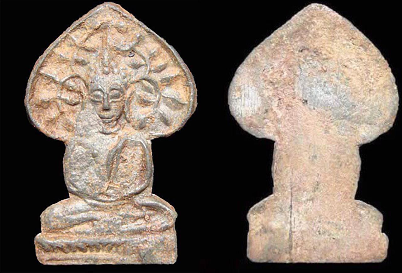 พระปรกโพธิ์ เชียงแสน พิมพ์สมาธิเล็ก ของจิ๊ก เชียงแสน.