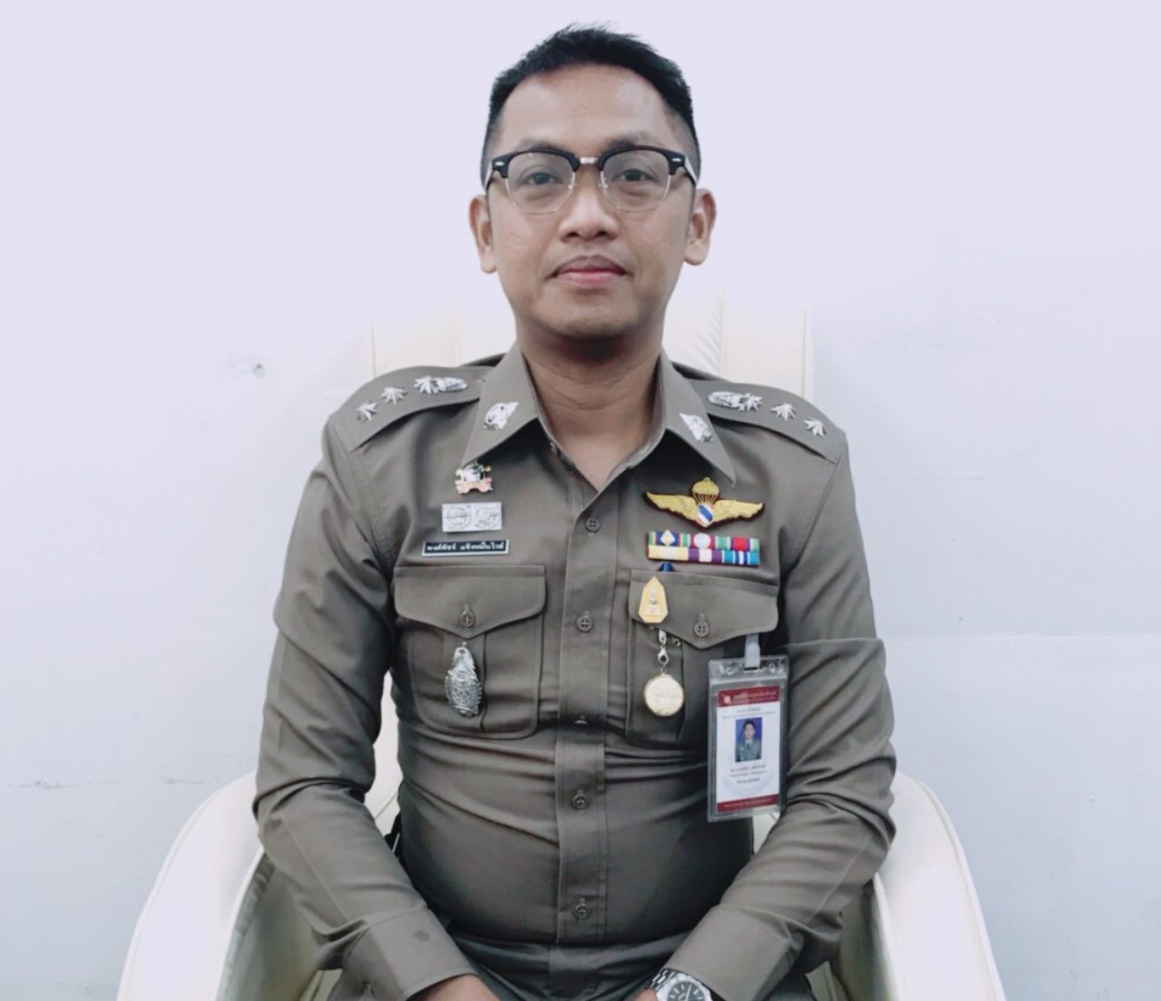 พ.ต.อ.พงศ์พัชร์ แจ้งหมื่นไวย ผกก.สภ.เมืองชัยภูมิ