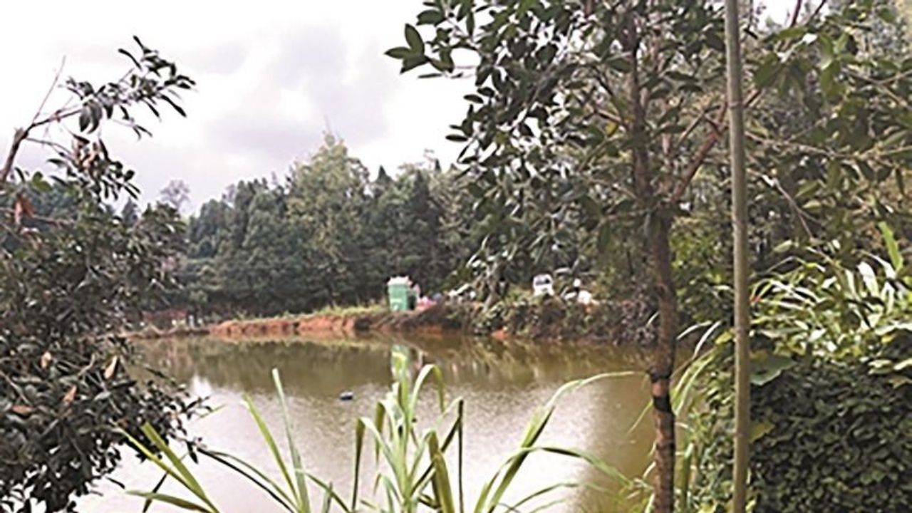 ทะเลสาบที่พบศพ