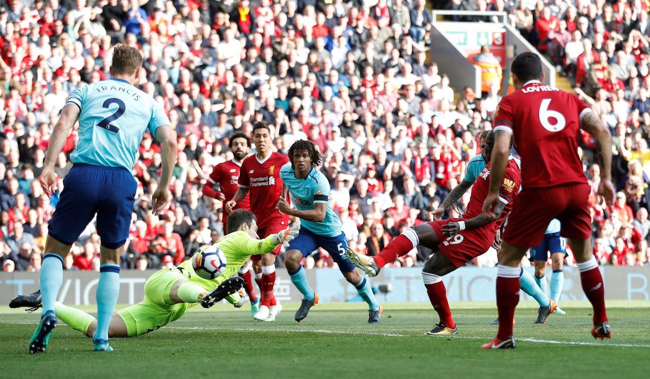มาเน ยิงให้หงส์แดงนำไปก่อน 1-0