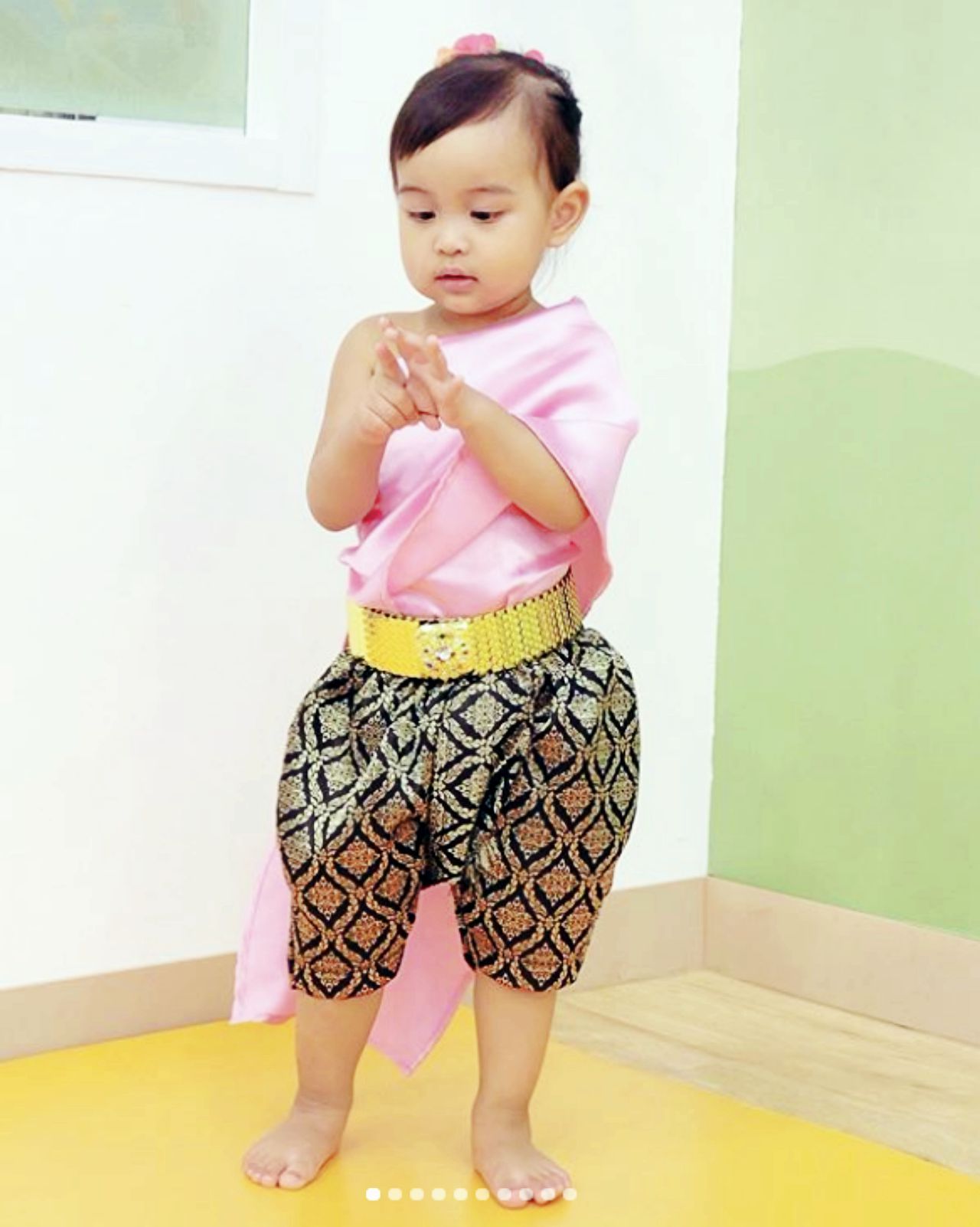 น้องเจ้าขา ลูกแม่กระแต สไบสีหวานเข้ากับหนูมากๆลูก