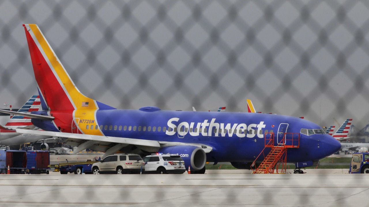 เครื่องบินโดยสารโบอิ้ง 737-700 ของสายการบินเซาท์เวสต์แอร์ไลน์