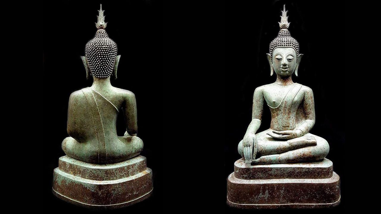 พระพุทธรูปบูชา พุทธศิลป์สมัยเชียงแสน ของหนึ่ง เชียงราย.