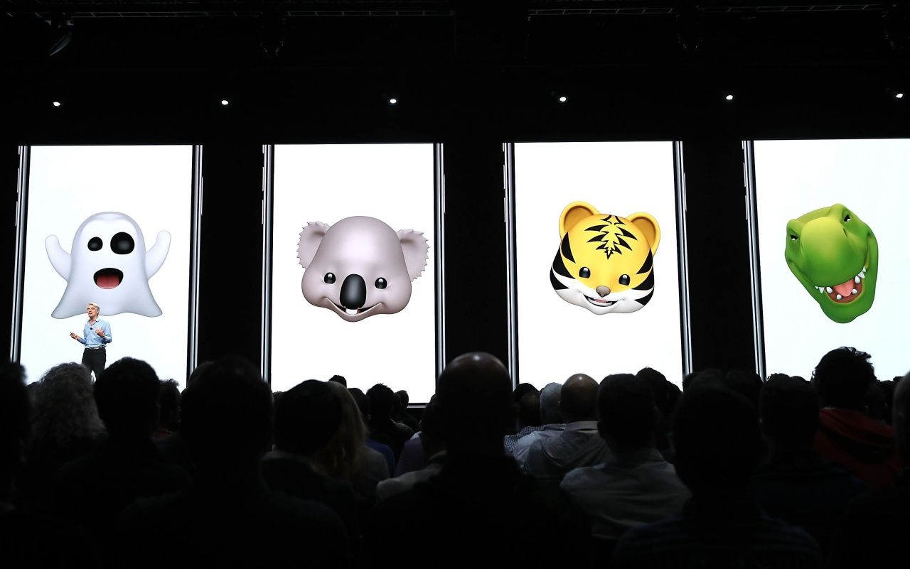 ภาพ Animoji ใหม่