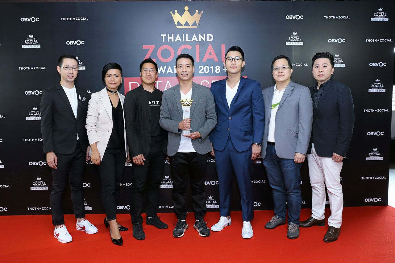 ให้รางวัล กล้า ตั้งสุวรรณ และ พเนิน อัศววิภาส จัดงาน “Thailand Zocial Awards 2018” เพื่อมอบรางวัลให้แก่แบรนด์, เอเจนซี และคนบันเทิง ผู้ทำผลงานดีเยี่ยมบนโซเชียลมีเดีย ครั้งที่ 6 โดยมี ดร.บัณฑิต รุ่งเจริญพร มาร่วมงานด้วย ที่โรงละครเคแบงก์ สยามพิฆเนศ วันก่อน.