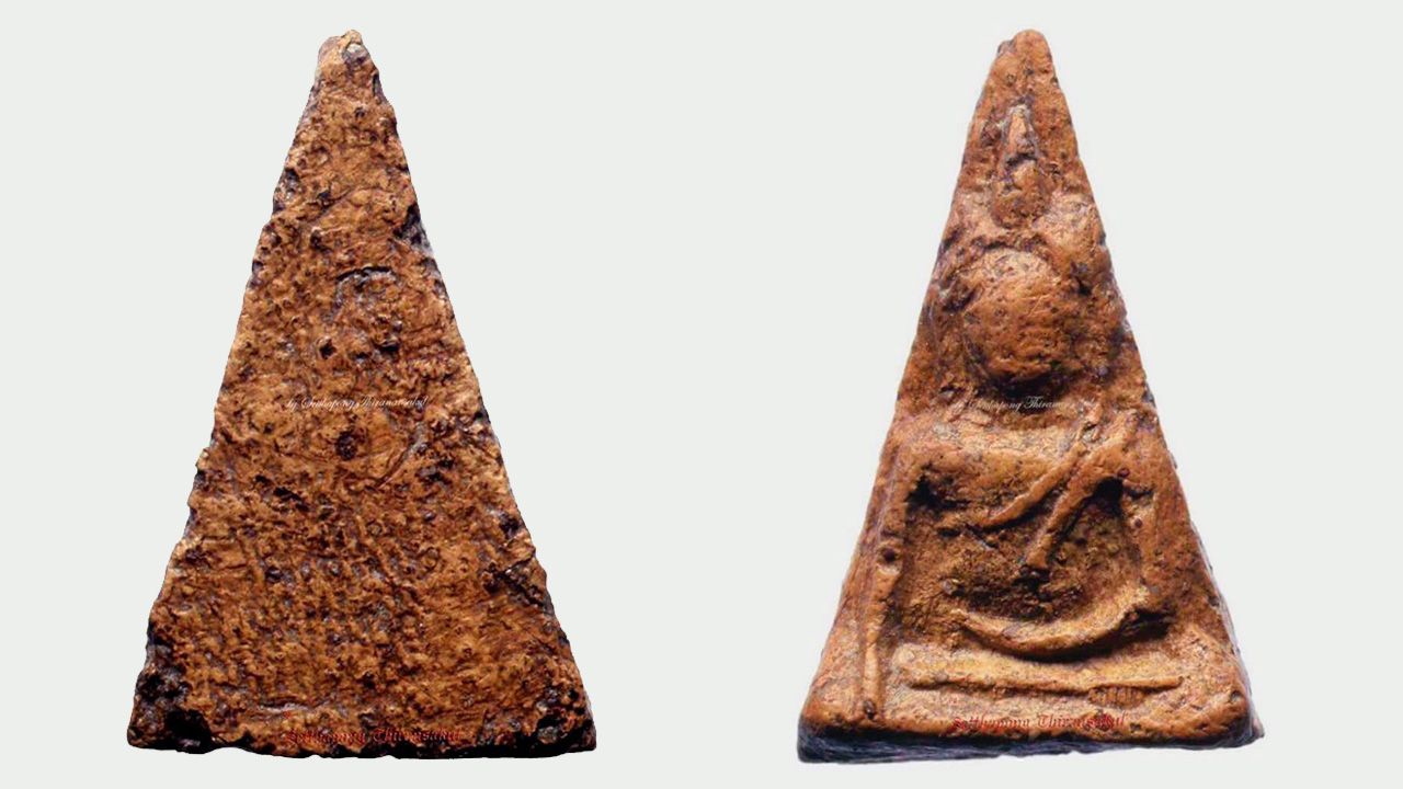 พระนางพญา พิมพ์เทวดา กรุวัดนางพญา พิษณุโลก ของพรรค คูวิบูลย์ศิลป์.