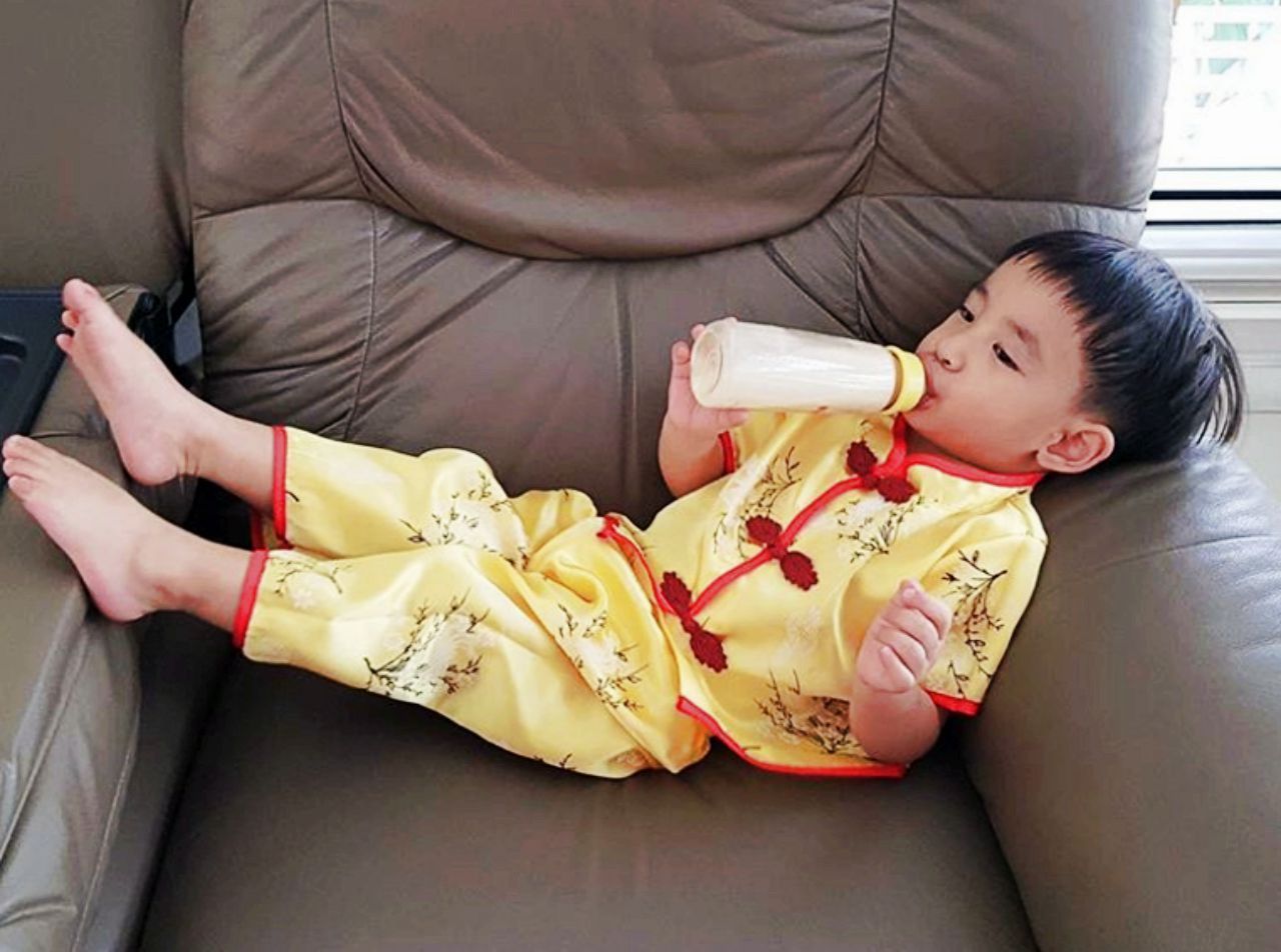 น้องอลัน ลูกแม่โอปอล์-พ่อโอ๊ค