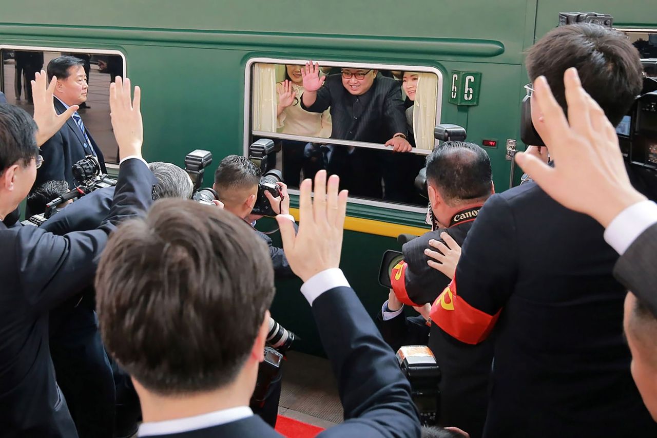 คิม จอง-อึน กำลังจะโดยสารรถไฟกันกระสุนกลับประเทศ