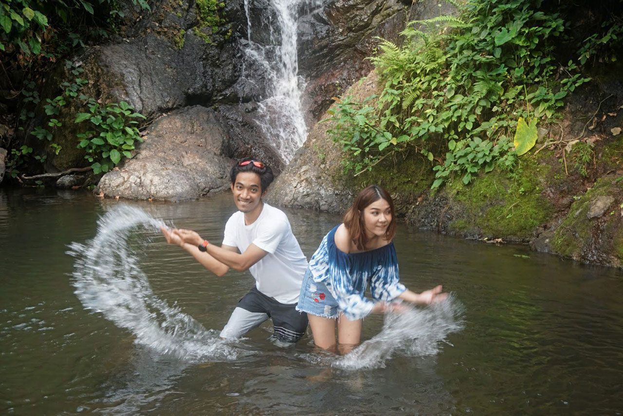 แช่น้ำให้ชุ่มปอด.