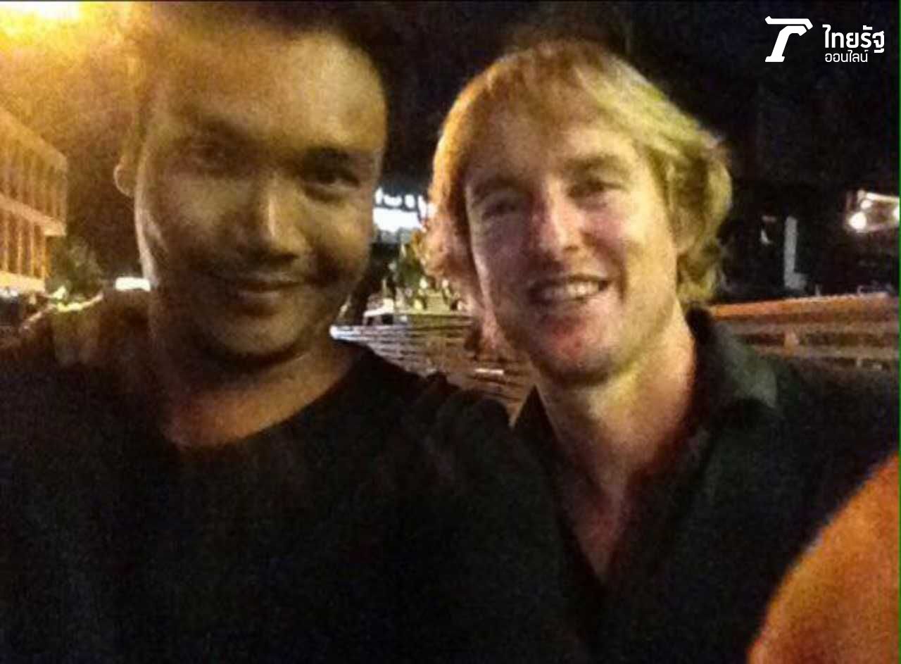 ชิดๆ ใกล้ ต้น อรรณพ กับ โอเวน วิลสัน ดาวดังจากฮอลลีวูด  