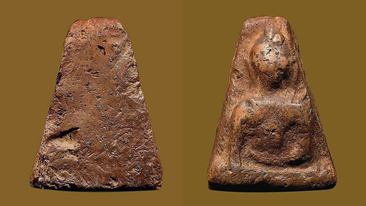 พระนางพญา พิมพ์อกนูนเล็ก กรุวัดนางพญา พิษณุโลก ของ ตี๋ ก๋วยเตี๋ยวเรือ.